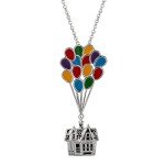 Disney Pixar Up House Balloon Pendant Necklace