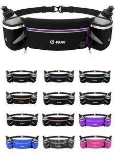Q-RUN Violet Running Hydration Belt, Medium Size