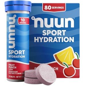 Nuun Sport Electrolyte Tablets, Fruit Punch, 8 Count