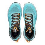 SCARPA Men's Spin Planet Trail Shoes for Hiking and Trail Running - Azure/Black - 8-8.5 Women/7-7.5 Men
