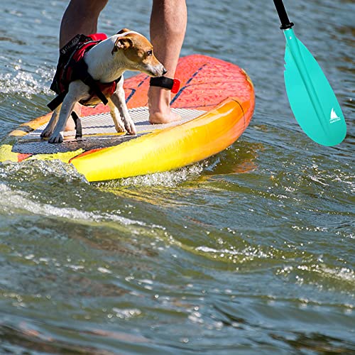 Adjustable Aluminum Kayak Paddle - Mint Green