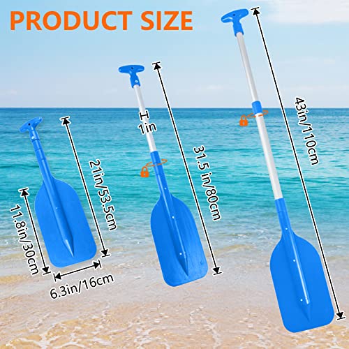 VEITHI Telescoping Collapsible Boat Paddles - 2 Pack