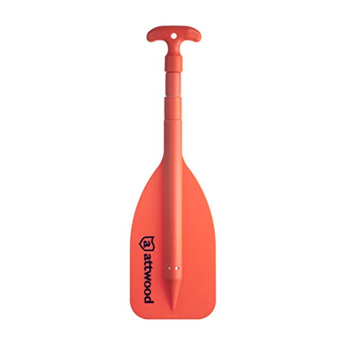 Attwood Collapsible Emergency Paddle 20"-42" Orange