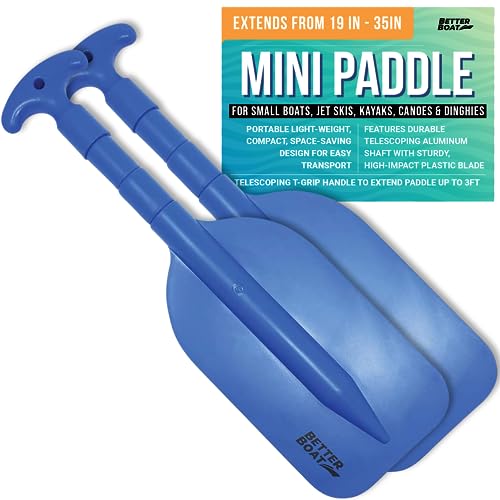 Telescoping Plastic Kayak Paddles - 2 Pack