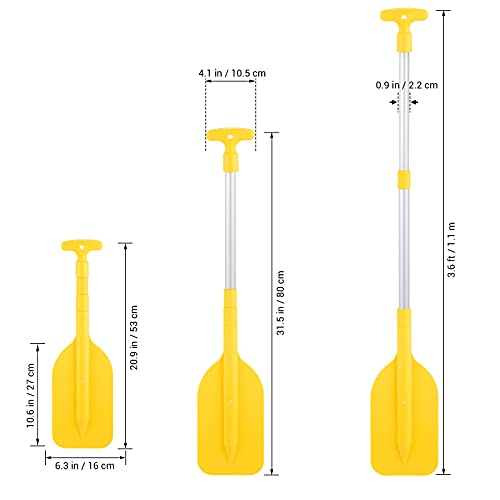 LIOOBO Telescopic Kayak Paddles - 2 Pack