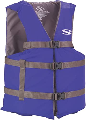 Stearns Universal Adult Life Vest Blue/Grey