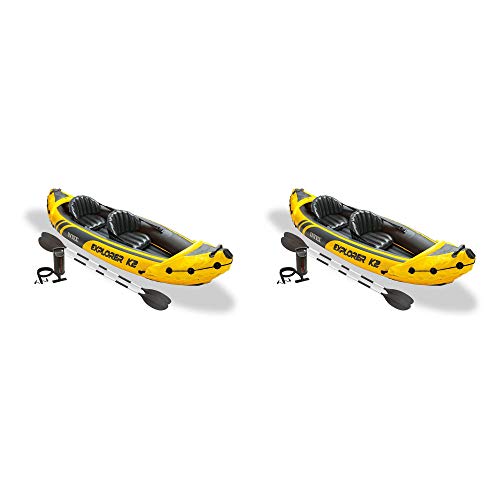 Intex Explorer K2 Inflatable Kayak Set with Accessories