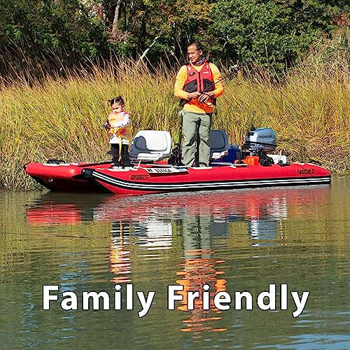 Sea Eagle FastCat12 Catamaran Inflatable Boat with Swivel Seat