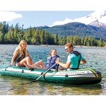 3-Person Inflatable Rafting Boat Set with Aluminum Oars