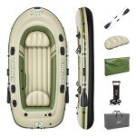 Bestway Hydro-Force Voyager X3 Inflatable 3 Person Raft