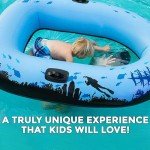 AQUAVUE Voyager: Clear Bottom Inflatable Raft for All