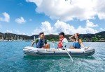 INTEX Mariner 4 Inflatable Boat Set: Oars & Pump