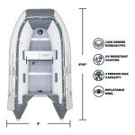 Newport Inflatable Sport Dinghy Boat - 3 Person