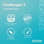 Intex Challenger 2 Inflatable Boat Set with Oars