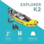 Intex Explorer K2 Inflatable Kayak Set with Accessories