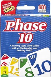 Phase 10 Card Game for Family Game Night