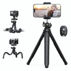 3-in-1 Flexible Phone Tripod with Remote