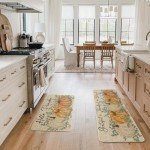 Autumn Maple Leaves Kitchen Mats Set of 2
