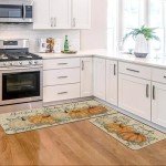 Autumn Maple Leaves Kitchen Mats Set of 2