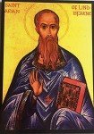 Saint Aidan of Lindisfarne Wooden Icon