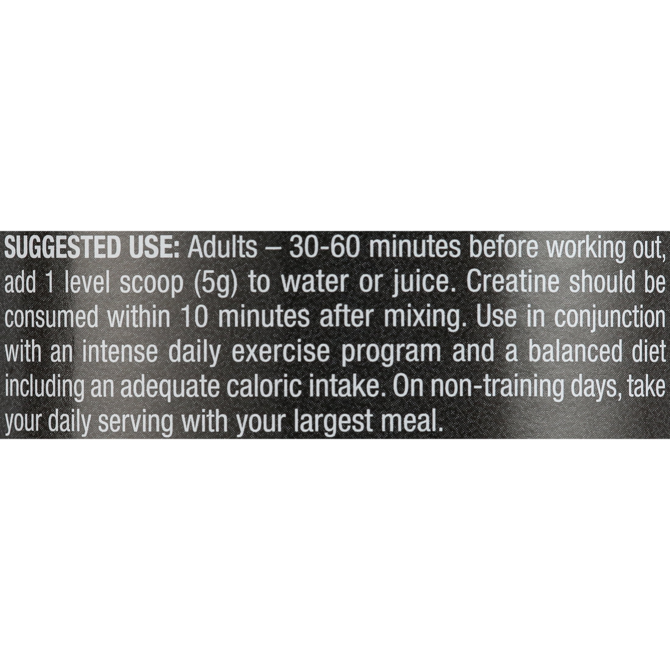 Equate Unflavored Creatine Monohydrate 5g, 15.87oz