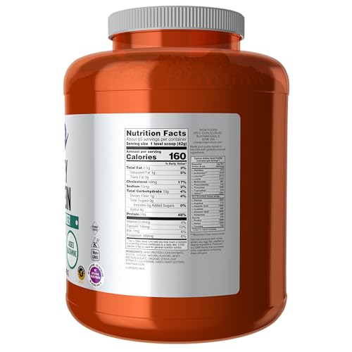 NOW Foods Dutch Chocolate Whey Protein, 6 lbs