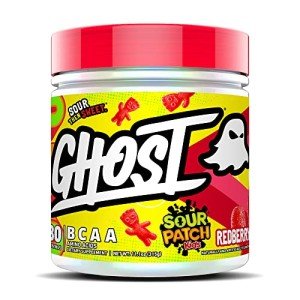 GHOST BCAA Powder, Sour Patch Kids Redberry Flavor
