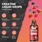Creatine HCL Liquid Drops with L-Carnitine & BCAAs
