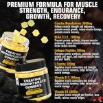 Lemon Flavored Creatine Gummies with BCAA, 2 Pack