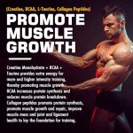 Lemon Flavored Creatine Gummies with BCAA, 2 Pack