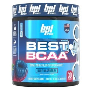 BPI Sports BEST BCAA Blue Raspberry - 30 Servings