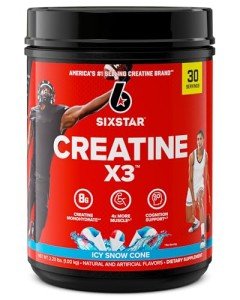 Six Star Creatine X3 BCAA Amino Powder, Fruit Punch