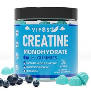 VIFSSG Sugar-Free Creatine Gummies with BCAA