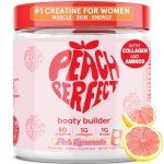 Peach Perfect Creatine Powder with Collagen & BCAAs