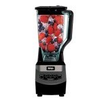 Ninja Blender, For-Smoothies, Salsa, Shakes, Slush, and-Frozen Drinks, Blender, Pitcher, and-Lid, Blender for-Kitchen, Crushes Ice, Fruit, and-Veggies, 1000-Watt, Dishwasher Safe, Black, NJ601AMZ​
