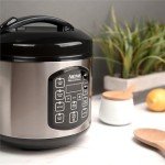 Aroma Housewares ARC-954SBD Cooker, 4-Cup Uncooked rice, Black