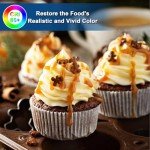 E17 Led Bulb Microwave Oven Light, Over Stove Appliance Replacement 40W Incandescent for Refrigerator, Range Hood, Dimmable, 120V 5W 450LM Daylight White 6000K, E17 Intermediate Base, Pack of 2