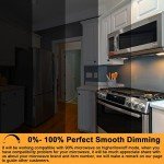 G8 Led Bulb Dimmable for GE Microwave Oven, 120V 50W Kitchen Over Stove Light/Surface Light Bulb for GE Over The Range Microwave Hood, Replaces WB08X10057 WB08X10051, 5W 500LM Warm White 3000K, 2 Pack