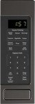 GE GCST16S1WTS Microwave Oven, 1,150-watt 8 Auto Cooking Settings, Kitchen Essentials for The Countertop, Dorm Room or Apartment, Child-Lock Technology 1.6 Cu. Ft, Black Stainless