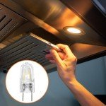 Belleone Microwave Light Bulb Fit for GE Samsung Kenmore Maytag Elite Over The Stove Range Oven, Halogen Light Bulb with G8 Bi-pin Base 20W Microwave Light, Replaces WB25X10019 WB36X10213, 2 Pack