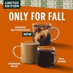Starbucks K-Cup Coffee Pods, Smoked Butterscotch Naturally Flavored Coffee for Keurig Coffee Makers, 100% Arabica, Limited Edition, 1 Box (10 Pods)