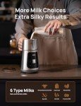 Dreo BaristaMaker Milk Frother, All-in-1, 27oz/800ml Hot/Cold Electric Foam Maker for Coffee, Latte Art-level Microfoam, Automatic Milk Warmer, Dairy/Plant-Based Milk, 30+ Drinks, Dishwasher Safe