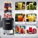 Blender for Smoothies, 1000W Blenders for Kitchen, Dishwasher Safe with 24oz Easy Go Cups, Max 1200W