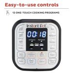 Instant Pot Duo 7-in-1 Electric Pressure Cooker, Slow Cooker, Rice Cooker, Steamer, Sauté, Yogurt Maker, Warmer & Sterilizer, Includes App With Over 800 Recipes, Stainless Steel, 8 Quart