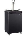 Kegco Dual Tap Keg Dispenser - Black