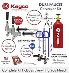 Kegco 2-Tap Chrome Kegerator Kit