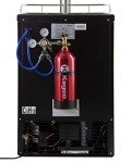 Kegco Dual Tap Keg Dispenser - Black
