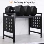 Adjustable 2-Tier Microwave Oven Rack with Hooks