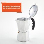 Imusa 3-Cup Aluminum Stovetop Espresso Maker
