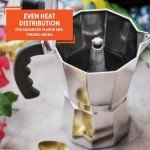 Imusa 3-Cup Aluminum Stovetop Espresso Maker